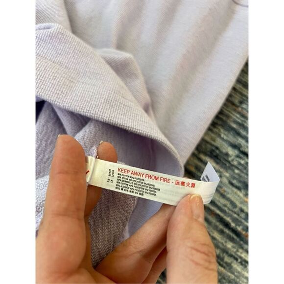 Free People Beach NWT Midi Column Dress Terrycloth Cut Out Purple size S - Picture 12 of 12